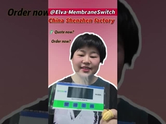 Flachmembran-Tastatur -30°C bis 80°C Temperaturbereich mit Isolationswiderstand 100MΩ