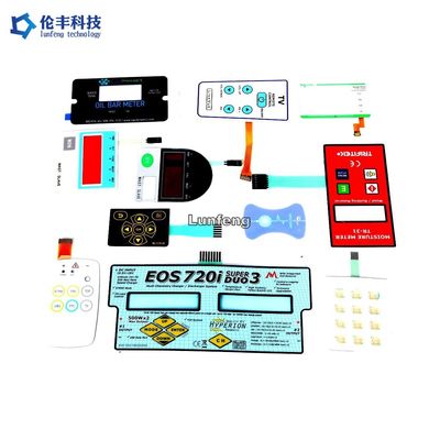 Ein guter Preis. PVC-Material Blaue LED-Farb-Membran-Tastatur mit 1 mm und 1,5 mm Tonhöhe Online