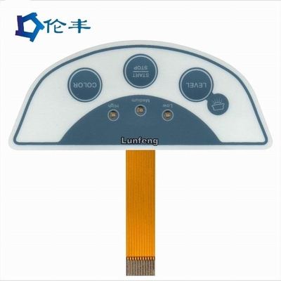 Ein guter Preis. Klebende LED kundenspezifische Tasttastatur FPC-Membran-Tastmetallhauben-Schalter3ms 467 Online