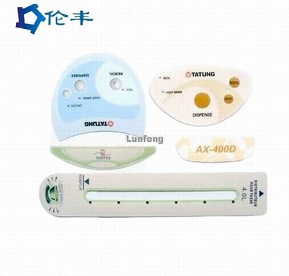 Ein guter Preis. Flacher PC grafische elektrische Bedienfelder Platten-Überlagerungs3ms Push Button Custom Online