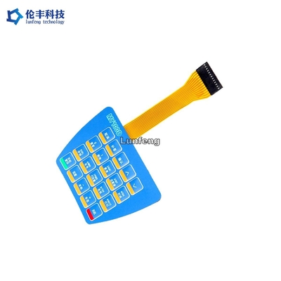 Wasserdichtes Membranschalter-kundenspezifisches Matte Surfaces 2.54mm IP67 FPC Verbindungsstück