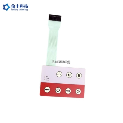 Kundengebundene Hintergrundbeleuchtungs-Membranschalter Soem-Service Pantone-Farbe