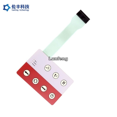 asphaltieren wasserdichter 3M467 Membranschalter Tast-LED-Hintergrundbeleuchtung