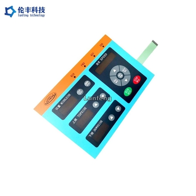 Ein guter Preis. Membranschalter-Tastatur-transparentes schwarzes Fenster 2.54mm Neigungs-LED Online