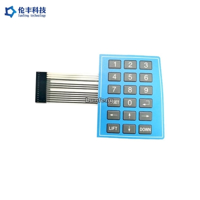 Kundengebundene entworfene Membranschalter-Tastatur, 3M468 Membranschalter-Tastatur