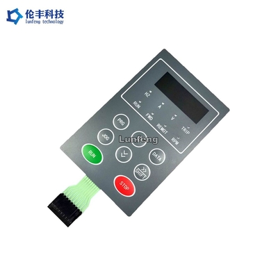 Good price LED-Tastmembranschalter-Tastatur, schwarze LCD-Fenster-Metallhauben-Tastschalter Online