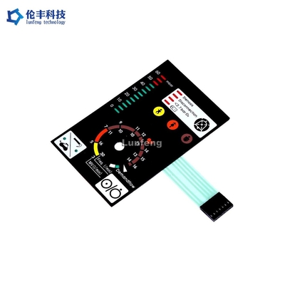 Ein guter Preis. Membrantastatur des LCD-Fenster-LED, geführter Membranschalter des silbernen Stromkreises Online