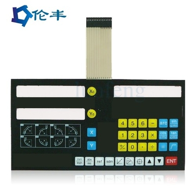 Ein guter Preis. Grüner Neigungs-Plastik der LED-Membran-Tastatur-1mm 1.5mm Online