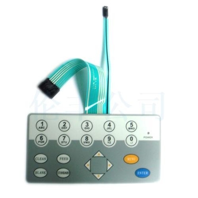 Kundengebundener Farbflacher Membran-Kontrolleur Switch For Industrial