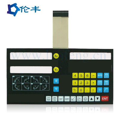 Ein guter Preis. 105*25mm 3V Treiber Metallkuppel FPC Membran Schalter Überlagerung für industrielle Geräte Online