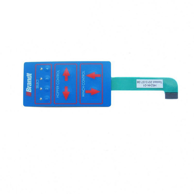 Industrielle Steuerungssysteme Taktile Membran-Tastatur mit IP67 Wasserdicht und kundenspezifischem Polyester-Design