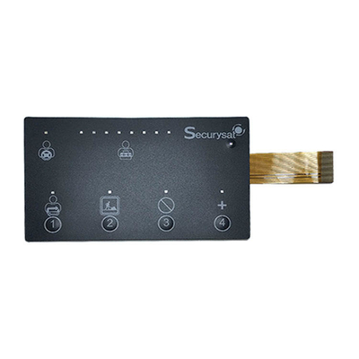 Individuelles Design OEM Membran Switch Grafikplatte Überlagerung mit Ausprägung Schlüsseloption und ausgezeichnete UV-Widerstand