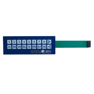 Maßgeschneiderte Größe Grafik-Panel-Overlay mit 3M 467MP Klebstoff und Flat Key Option