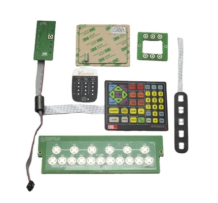 Ein guter Preis. Dünner und leichter Flachmembran-Schalter Seidenschirmdruck -30C-80C Stromstärke 50mA-100mA Online