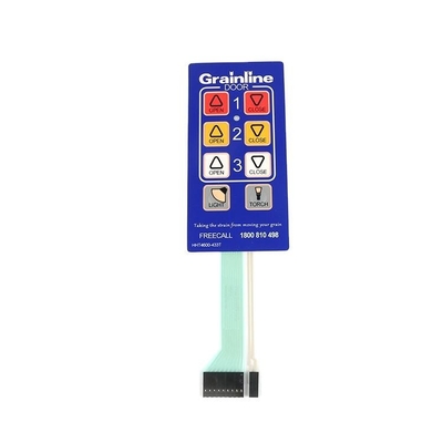 Ein guter Preis. Verbraucherelektronik-Flachmembran-Schalter mit Seidenschirmdruck und Isolationswiderstand 100MΩ Online