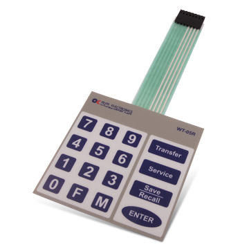 Ein guter Preis. Touch Button Typ PET Membran Schalter Optimiert für Consumer Electronics mit präziser Steuerung und robustem Design Online