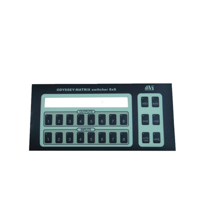 Customisierte LED-Membran-Tastatur mit PVC-Tastatur und grüner LED-Farbe