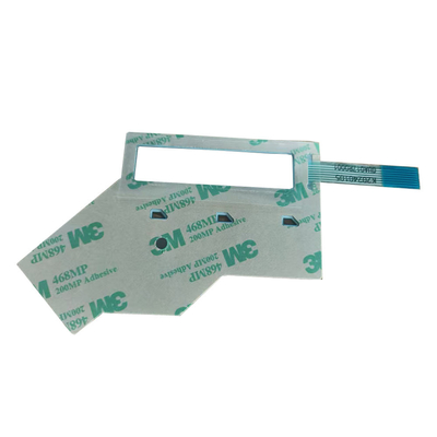 angepasste industrielle LCD-Display-Panel Membran-Schalter Graphische Überlagerung Pantone/RAL Farbe mit glänzender Blickfläche