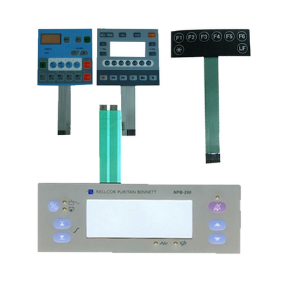 Wasserdichtes benutzerdefiniertes Tastaturpad PET PC 3M Klebstoff-Industrie-Membran-Tastatur
