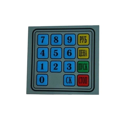 Druckschirmdruck Industrie Membran Tastatur Spannung DC 5V für individuell angepasste Industrie
