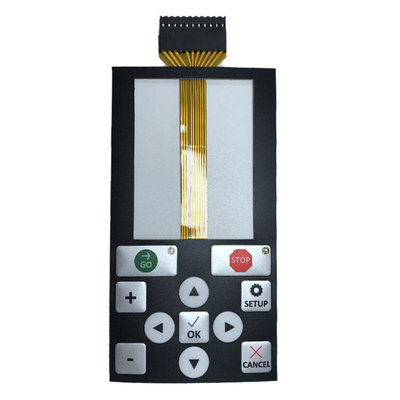 Siebdruck Wasserdichte Membran Tastatur DC 5V Spannung -30C- 80C Temperatur