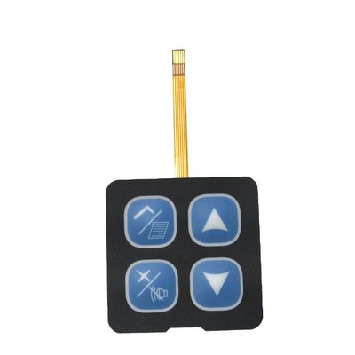 Ein guter Preis. Berührbarer Flachmembranschalter mit Orange LED Farbe PET Schaltkreis Flexibel und IP65 Einbruchschutz Online
