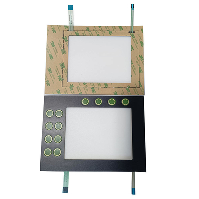 Schlüsseltyp Membran Tastatur 1mm/1.5mm Tonhöhe Individualisiert mit grüner LED-Farbe