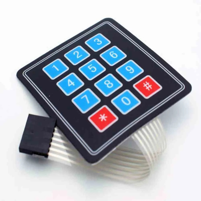 Anpassbares, 5V Gleichspannungs- und wasserdichtes Membran-Tastatur für industrielle Anwendungen