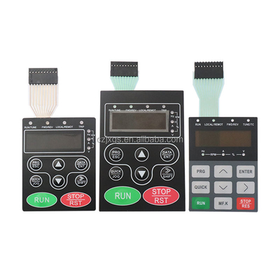 Matte Finish PC/ABS Membran Switch Überlagerung mit Seidenschirmdrucktechnologie und kundenspezifischem Design