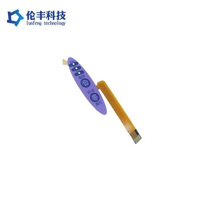 Ein guter Preis. Matte Oberfläche PET-Membranschalter, rote Farbe und Isolationswiderstand von mindestens 100 Megaohm, Lösung für Bedienfelder Online