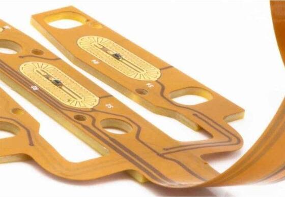 Ein guter Preis. 0.05mm Minimum Trace Width FPC Flexible Circuit Board with Yellow PI Film Solder Mask and Gold Plating for Compact Electronics online
