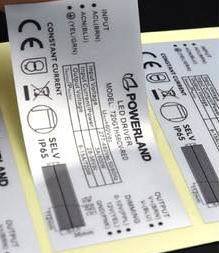 Ein guter Preis. Silver Sticker Label with Permanent Acrylic Adhesive and Temperature Resistance up to 80°C for Product Packaging online