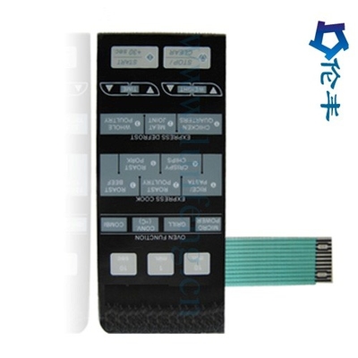 Ein guter Preis. Überlagerung DER HAUSTIER-PVC-Metallhauben-Membranschalter-Tastatur-3M468 Digital, die Silkscreen druckt Online