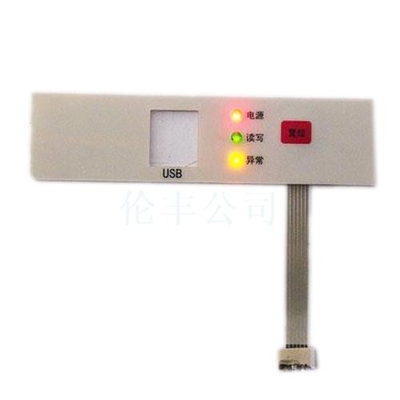 Membran-Tastatur des Loch-LED