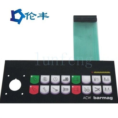 Kleber wasserdichte Gummider membran-Tastatur-kundenspezifischer Metallhauben-3M467
