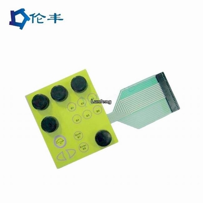Ein guter Preis. PWB-Silikonkautschuk-Tastatur kundenspezifisches 3M468 Matte Surface Memrbane Keypad Online