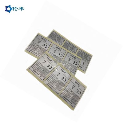 Ein guter Preis. UV-festes Silber-Aufkleber-Etikett mit Flexo-Druck und Permanent Acryl-Klebstoff für Elektronik und Außeneinsatz online