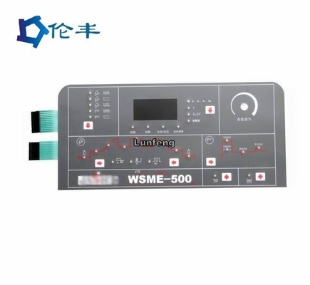 Gelbes LED-Membran-Tastatur LCD-Metall wölbt sich Membranschalter-Tastatur